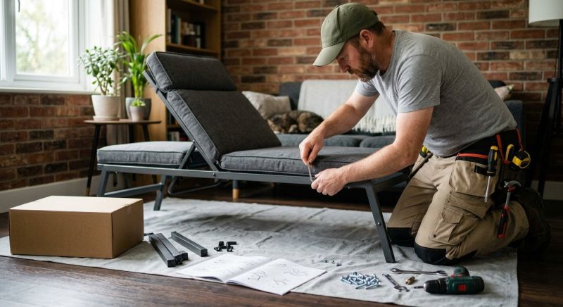 Couch Assembly in Overland Park, KS