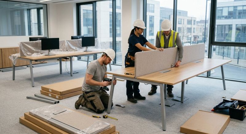 Office Desk Assembly in Alpharetta, GA